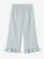Pantacourt fille large volants vert sauge - vertbaudet enfant 