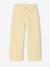 Pantalon large fille poches cœur jaune pâle+rose poudré - vertbaudet enfant 