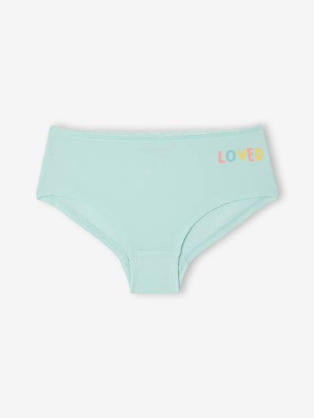 Lot 7 shorties basics rose - vertbaudet enfant 