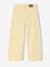 Pantalon large fille poches cœur jaune pâle+rose poudré - vertbaudet enfant 