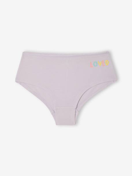 Lot 7 shorties basics rose - vertbaudet enfant 