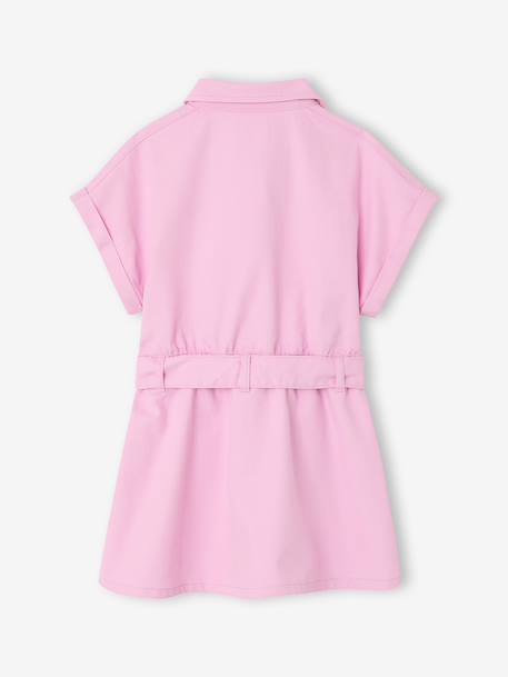 Meisjes  met  in katoenen twill zachtpaars - vertbaudet enfant 