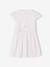 Robe patineuse fille bi-matière blanc - vertbaudet enfant 