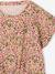 Blouse manches courtes blanc imprimé+vert amande - vertbaudet enfant 