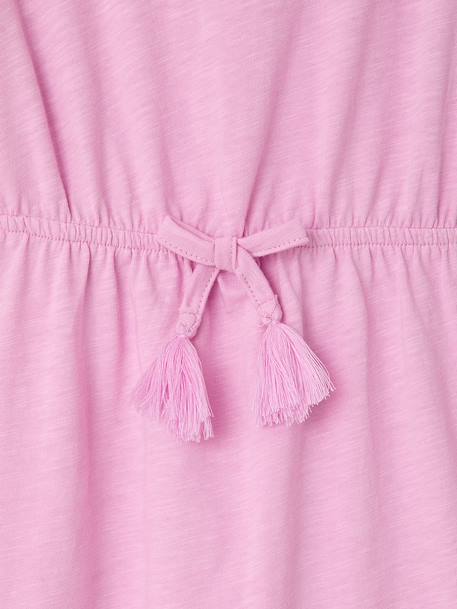 Robe détails en broderie anglaise fille corail+lilas+mauve+vert sauge - vertbaudet enfant 