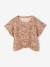 Blouse manches courtes blanc imprimé+vert amande - vertbaudet enfant 