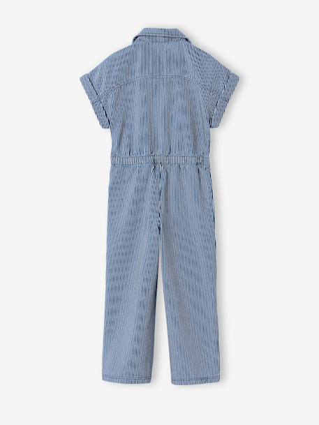 Combi pantalon fille rayée rayé bleu - vertbaudet enfant 