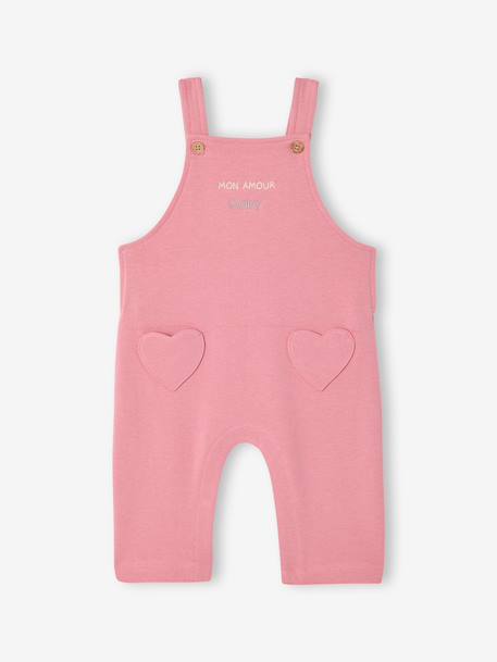 Ensemble salopette bébé fille rose - vertbaudet enfant 
