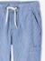 Pantalon denim garçon battle coton rayé bleu - vertbaudet enfant 