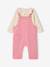 Ensemble salopette bébé fille rose - vertbaudet enfant 