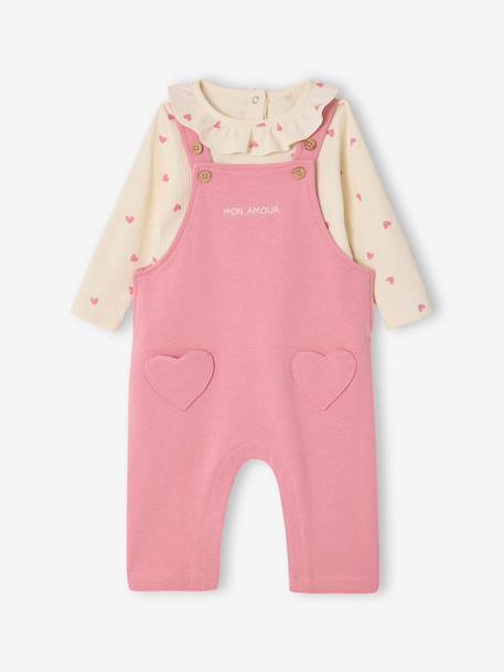 Bébé-Ensemble salopette bébé fille