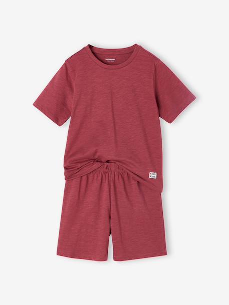 Lot pyjama short uni bleu chambray - vertbaudet enfant 