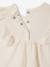 T-shirt met Engels borduursel babymeisje ecru+rozen - vertbaudet enfant 