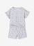 Set van 2 pyjamashorts voor meisjes met korte mouwen van katoen ecru - vertbaudet enfant 