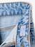 Jean fille large morphologik tour de hanches fin bleu clair+bleu foncé+bleu moyen+denim gris - vertbaudet enfant 