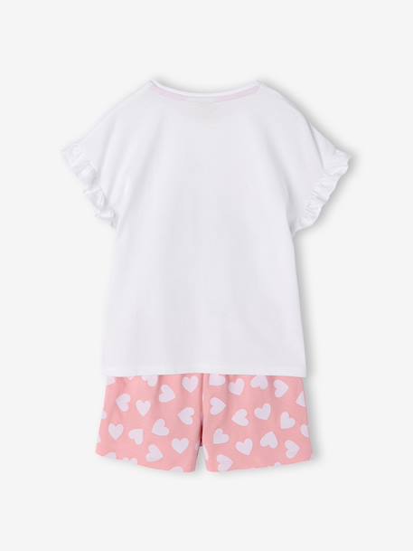 Pyjashort fille coton Lilo & Stitch rose bonbon - vertbaudet enfant 