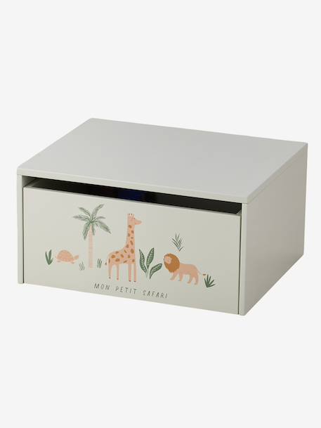 Table d'activités avec coffre de rangement beige+rose - vertbaudet enfant 