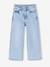 Wijde meisjesjeans medium lichaamsbouw denimgrijs+donkerblauw+lichtblauw+middenblauw - vertbaudet enfant 