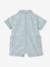Combishort bébé fille denim denim bleached - vertbaudet enfant 