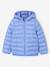 Lichte donsjas met capuchon jongen bordeauxrood+grijsblauw+hazelnoot+marineblauw+middenblauw+olijf+pecannoot+rood+smaragdgroen+zwart - vertbaudet enfant 