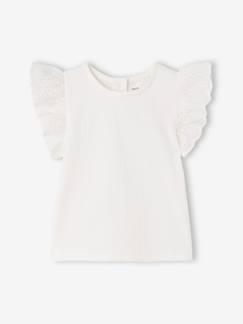 -T-shirt babymeisje korte mouwen