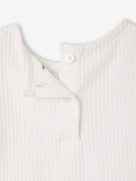 T-shirt bébé fille manches courtes blanc - vertbaudet enfant 