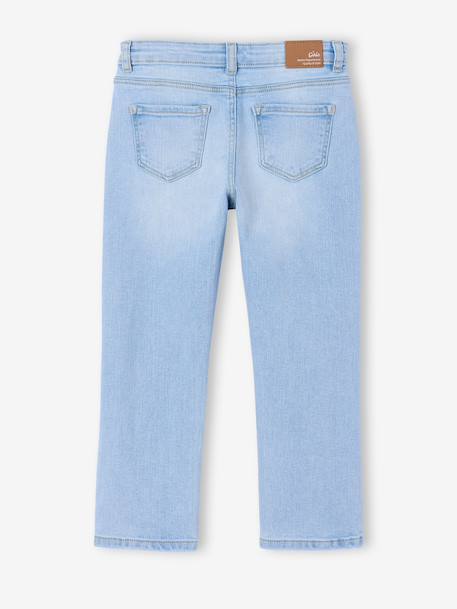 Jean slim fille morphologik tour de hanches large bleu foncé+bleu moyen+denim bleached+denim gris+gris - vertbaudet enfant 