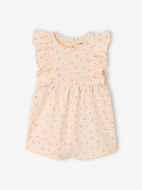 Bébé-Combishort bébé fille manches volantées