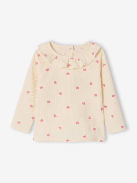 Babyset salopet voor babymeisjes rozen - vertbaudet enfant 