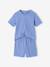 Lot pyjama short uni bleu chambray - vertbaudet enfant 