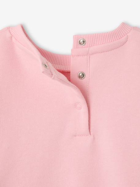 Sweat manches longues bébé fille rose pâle - vertbaudet enfant 