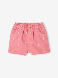 -Short bébé fille brodé