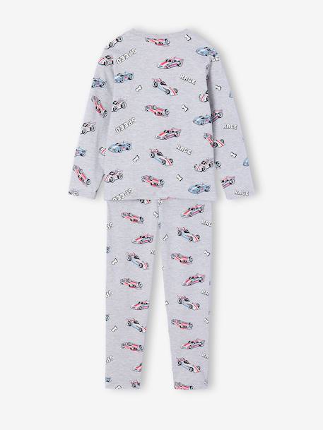Set van 2 pyjama's voor jongens met lange mouwen antraciet - vertbaudet enfant 