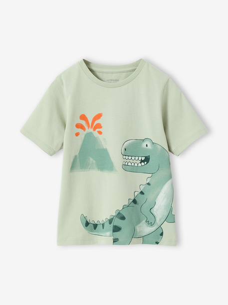 Set van 2 pyjamashorts voor jongens met dinosaurusprint saliegroen - vertbaudet enfant 