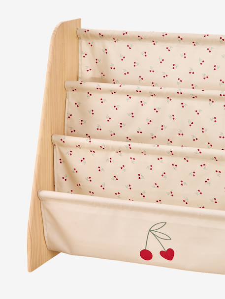 Rangement livre textile beige imprimé+blanc imprimé - vertbaudet enfant 