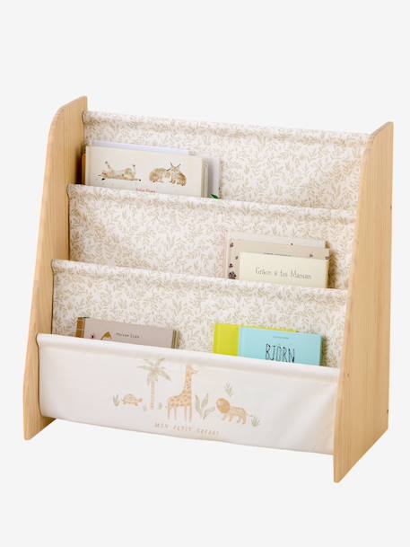 Textiel boekenopslag beige, bedrukt+wit, bedrukt - vertbaudet enfant 