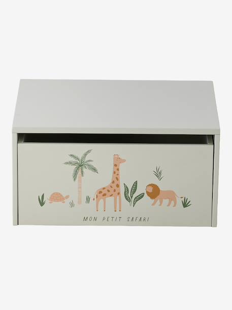Table d'activités avec coffre de rangement beige+rose - vertbaudet enfant 