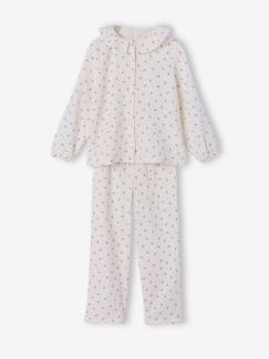 -Pyjama meisjes katoenen gaas bloemen