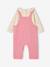 Ensemble salopette bébé fille rose - vertbaudet enfant 