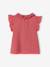 Blouse met ruches oudroze - vertbaudet enfant 