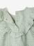 Blouse voor babymeisjes met Engels borduurwerk blauwgroen - vertbaudet enfant 