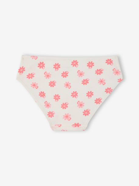 Set van 5 slipjes for girls ecru - vertbaudet enfant 