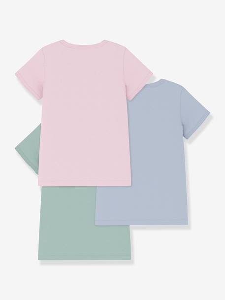 Lot 3 t-shirts Petit Bateau blanc - vertbaudet enfant 