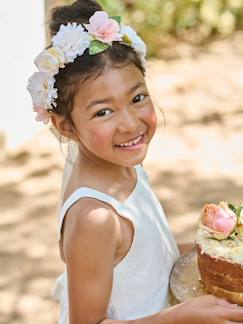 -Couronne de fleurs bohême fille