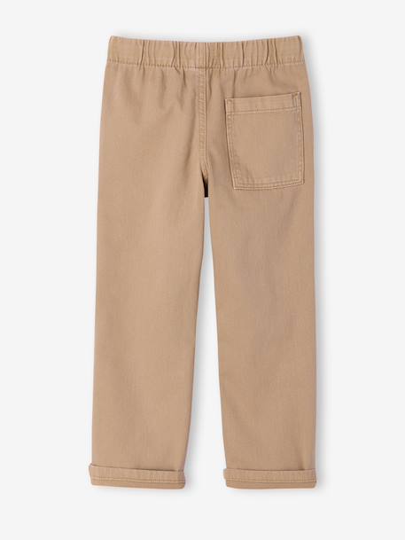 Pantalon garçon  fluide facile à enfiler garçon beige+bleu moyen+bleu nuit+terracotta+vert sauge - vertbaudet enfant 