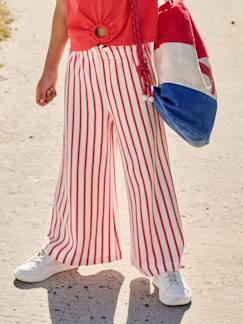 -Legging large rayé en maille