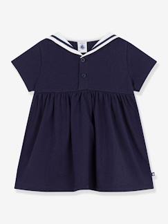 -Robe bébé fille col marin manches courtes