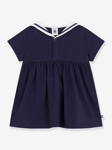 Bébé-Robe bébé fille col marin manches courtes