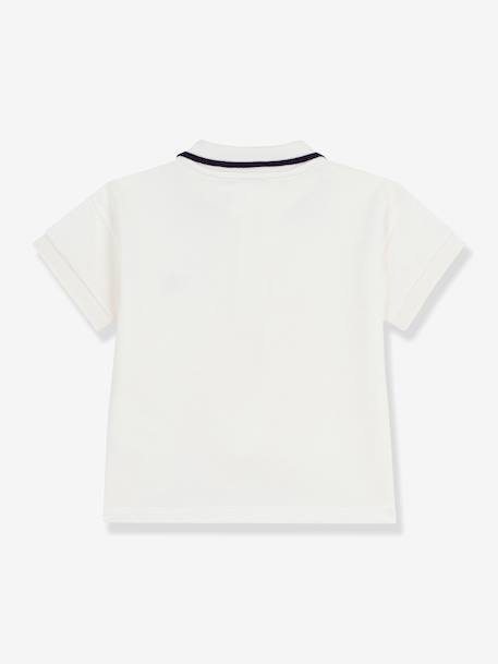 Polo baby korte mouwen katoen wit - vertbaudet enfant 