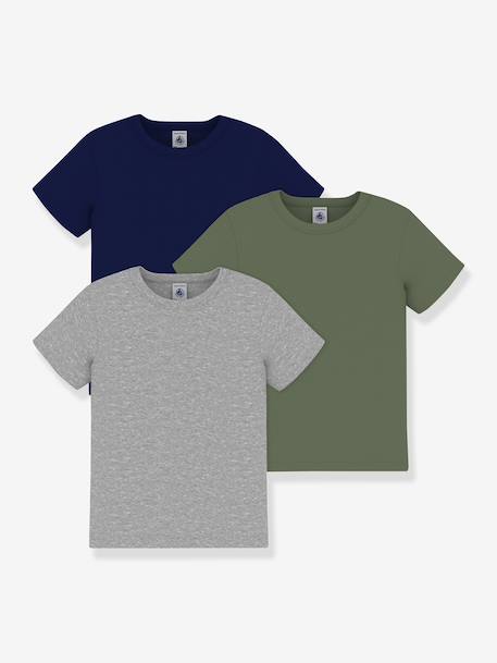 Garçon-Lot 3 tee-shirts enfant coton Petit Bateau